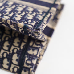 Christian Dior Medium Book Tote Oblique Navy