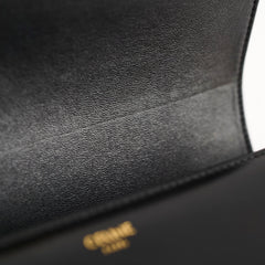 Celine Teen Triompe Shiny Calfskin Black