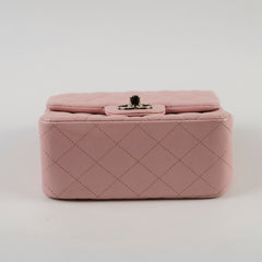 Chanel Lambskin Mini Square Light Pink
