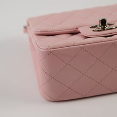 Chanel Lambskin Mini Square Light Pink