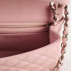 Chanel Lambskin Mini Square Light Pink