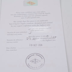 Van Cleef & Arpels Vintage Alhambra 2024 Holiday Limited Edition Pendant Necklace