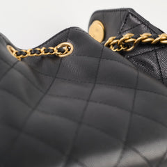 Chanel 25 Mini Black Caviar