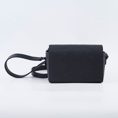 Louis Vuitton Steamer Wearable Wallet Taurillion Monogram Black
