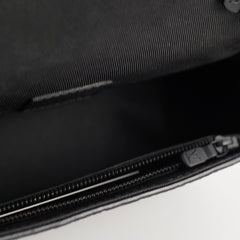 Louis Vuitton Steamer Wearable Wallet Taurillion Monogram Black