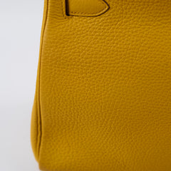 Hermes Kelly 28 Togo Leather Jaune Ambre GHW Y stamp