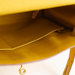 Hermes Kelly 28 Togo Leather Jaune Ambre GHW Y stamp