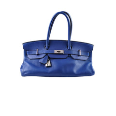 Hermes Shoulder Birkin JPG Blue J in Square