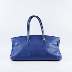 Hermes Shoulder Birkin JPG Blue J in Square
