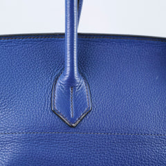 Hermes Shoulder Birkin JPG Blue J in Square