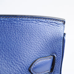 Hermes Shoulder Birkin JPG Blue J in Square