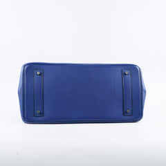 Hermes Shoulder Birkin JPG Blue J in Square