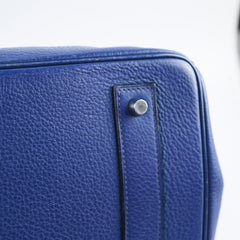 Hermes Shoulder Birkin JPG Blue J in Square