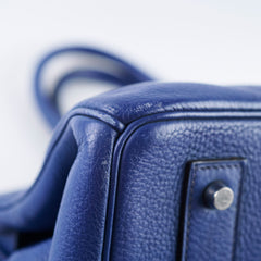 Hermes Shoulder Birkin JPG Blue J in Square