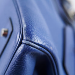 Hermes Shoulder Birkin JPG Blue J in Square