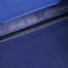 Hermes Shoulder Birkin JPG Blue J in Square