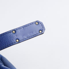 Hermes Shoulder Birkin JPG Blue J in Square