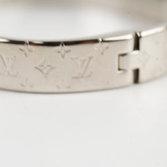 Louis Vuitton Nanogram Cuff Palladium Medium Size