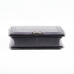 Chanel Large Boy Lambskin Grey