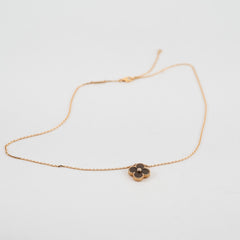 Van Cleef & Arpels Vintage Alhambra 2023 Obsidian Holiday Pendant
