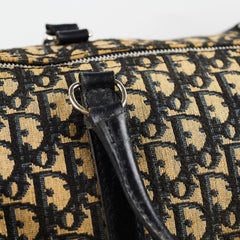 Dior Vintage Duffle Bag Canvas Oblique