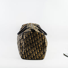 Dior Vintage Duffle Bag Canvas Oblique