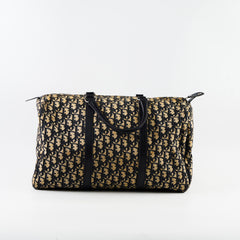 Dior Vintage Duffle Bag Canvas Oblique