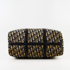 Dior Vintage Duffle Bag Canvas Oblique