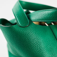 Hermes Picotin 22 Vert Vertigo Clemence PHW A Stamp