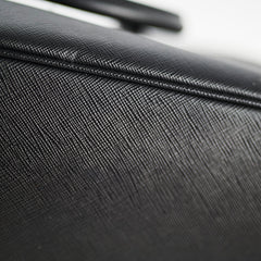 Prada Large Galleria Bag Black Saffiano, Black Hardware