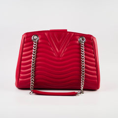 Louis Vuitton New Wave Chain Tote Red