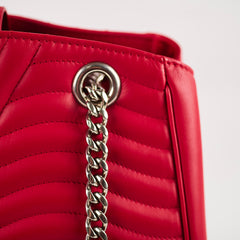 Louis Vuitton New Wave Chain Tote Red