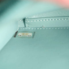 Chanel CC Filigree Vanity Tiffany Blue Caviar