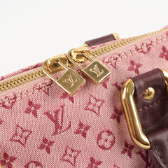 Louis Vuitton Horizontal Alma Mini Lin Burgundy