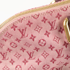 Louis Vuitton Horizontal Alma Mini Lin Burgundy