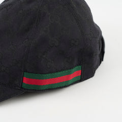 Gucci GG Canvas Cap Black Size M