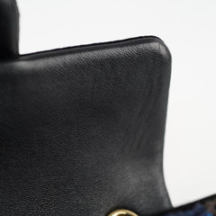 Chanel 23K Floral Sequins Mini Rectangular Black (Microchipped)