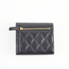 Chanel Caviar Small Flap Wallet Black