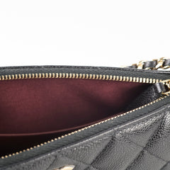Deal of The Week - Chanel Chain Clutch Caviar Black (Microchipped)