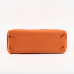 Hermes Kelly 32 Togo GHW Orange - O Square Stamp