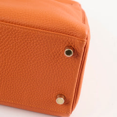 Hermes Kelly 32 Togo GHW Orange - O Square Stamp