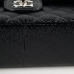 Chanel Jumbo Double Flap Caviar Black (Microchip)