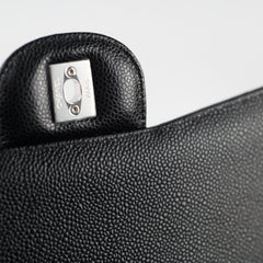 Chanel Jumbo Double Flap Caviar Black (Microchip)