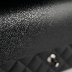 Chanel Jumbo Double Flap Caviar Black (Microchip)