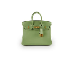 Hermes Birkin 25 Swift Vert Criquet - Stamp Y