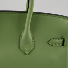 Hermes Birkin 25 Swift Vert Criquet - Stamp Y