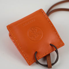 Hermes Orange Shopping Bag Charm