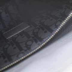 Christian Dior Men's Saddle Atelier Signature Crossbody Bag Dark Grey