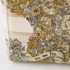 Dior Medium D-Lite Bag Latte Broderie Autour De Monde