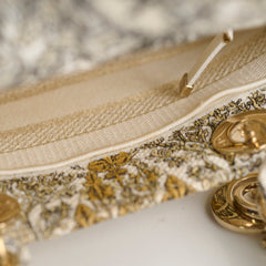 Dior Medium D-Lite Bag Latte Broderie Autour De Monde